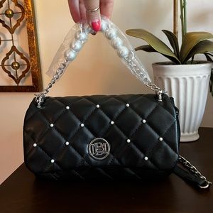 Quilted with Pearl handle or crossbody